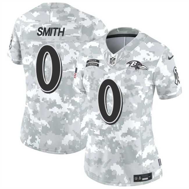 Women%27s Baltimore Ravens #0 Roquan Smith 2024 F.U.S.E Arctic Camo Salute To Service Limited Stitched Jersey Dzhi->atlanta falcons->NFL Jersey